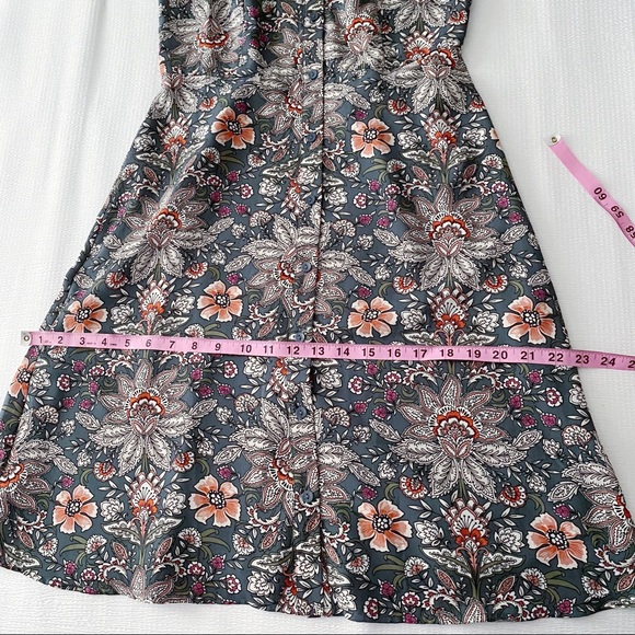 Loft Outlet Button Down Paisley Print Sundress - Picture 6 of 11